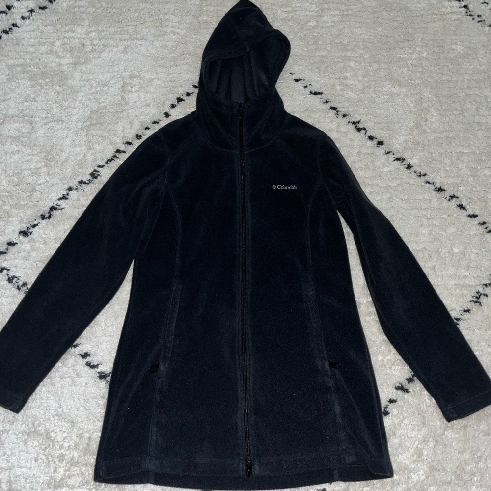 Columbia long fleece jacket